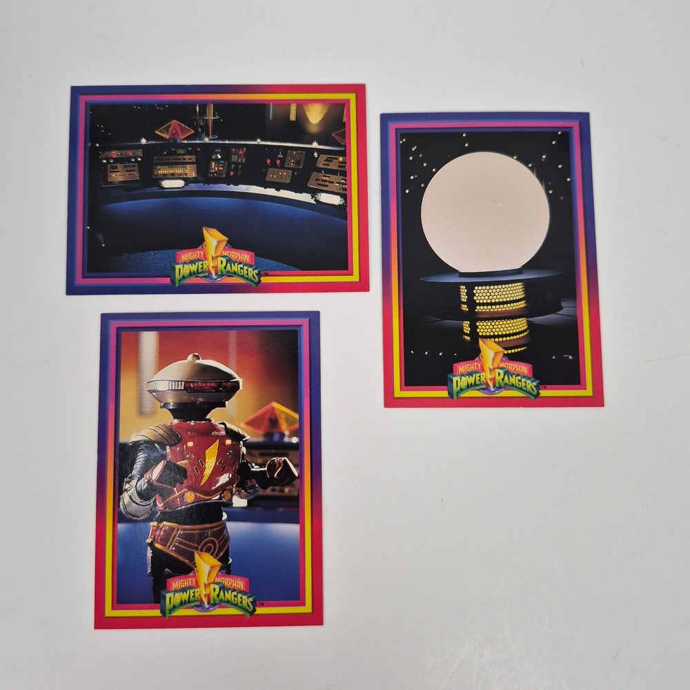 1994 Mighty Morphin Power Rangers Cards Alpha 5 Viewing Globe Command Center